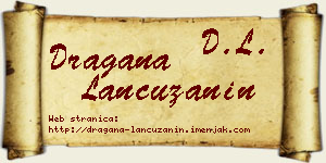 Dragana Lančužanin vizit kartica
